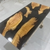 Stunning Olive Epoxy Resin Dining Table Top