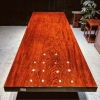 Gorgeous Bubinga Slab Wood Dining Table 410*131*10.3cm