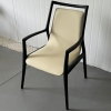 New Modern Design Dining Chair Solid Ash Wood PU Leather Arm Chair Ashwood Mantis Chair