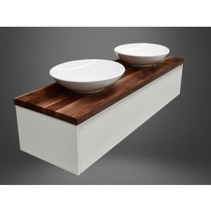 Solid Wood SLB walnut timber vanity bench tops