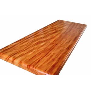 African mahogany natural edge wood dining table top