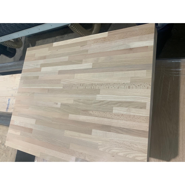 Best-selling Oak Ash Elm Birch Mixed Hardwoods Table Top Finger Jointed Parquet Solid Wood Countertops Wood Bar Tops